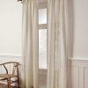 Light Natural Linen Sheer Curtain 96 Inch - 100% Pure Linen European Flax Window Treatment Panel 52 x 96 Inch - Light Filtering Rod Pocket Curtain for Living Room, Bedroom - Image 2